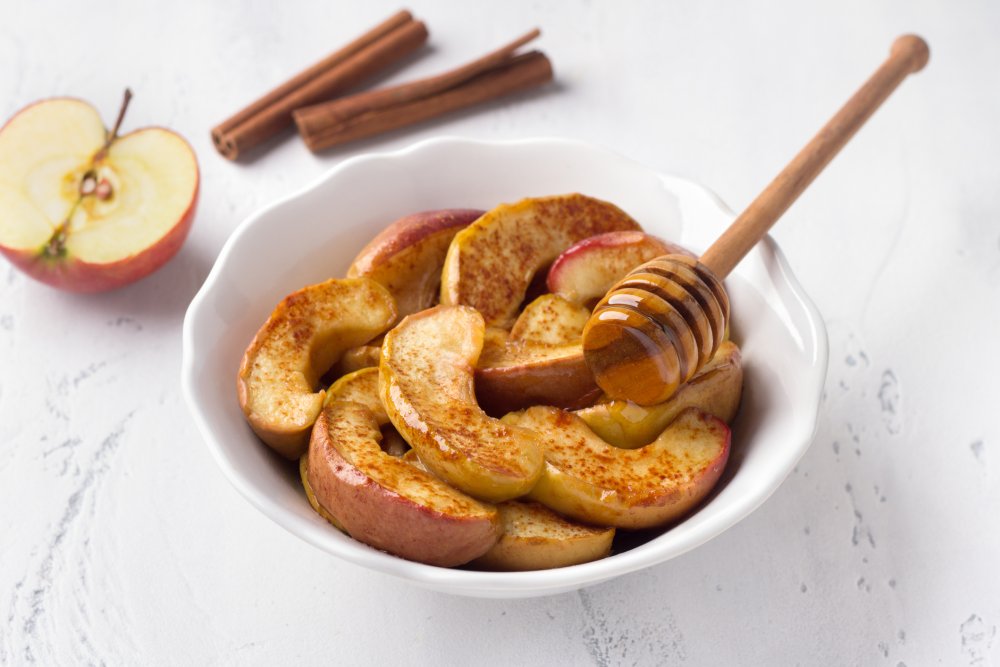 Pommes poêlées cannelle